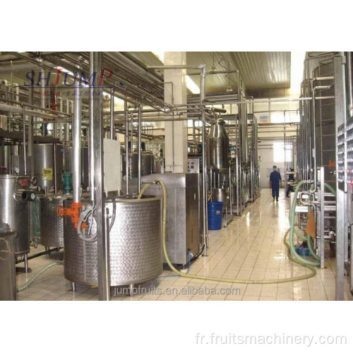 Pasteuriser la ligne de production de lait condensé laitier